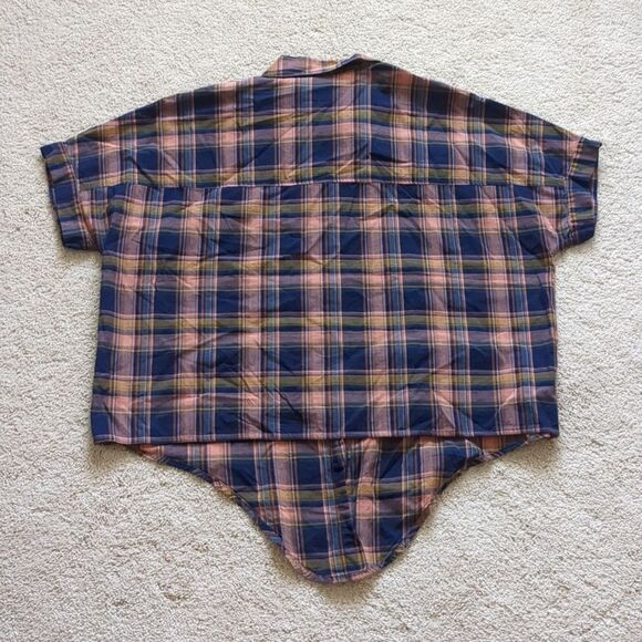 Madewell Front Tie Shirt Size M - Picture 8 of 9